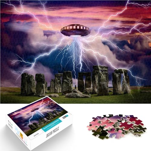 Puzzle 1000 Teile für Erwachsene Raumschiff UFO Planet Aus Karton Geeignet für Kinder ab 14 Jahren Antistress Urlaub zu Hause Zeit totschlagen Lustiges Geschenk für die ganze Familie。Größe:26x38cm Puzzle 1000 Teile für Erwachsene Raumschiff UFO Planet Aus Karton Geeignet für Kinder ab 14 Jahren Antistress Urlaub zu Hause Zeit totschlagen Lustiges Geschenk für die ganze Familie。Größe:26x38cm von ZONGJX