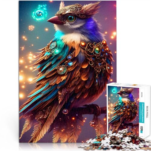 Puzzle 1000 Teile für Erwachsene Tiere Aus Karton für Kinder ab 14 Jahren Intellektuelles Spielzeugspiel Lernspiel zum Geburtstag und Weihnachten。Größe：38x52cm/14.9x20.4Zoll von ZONGJX