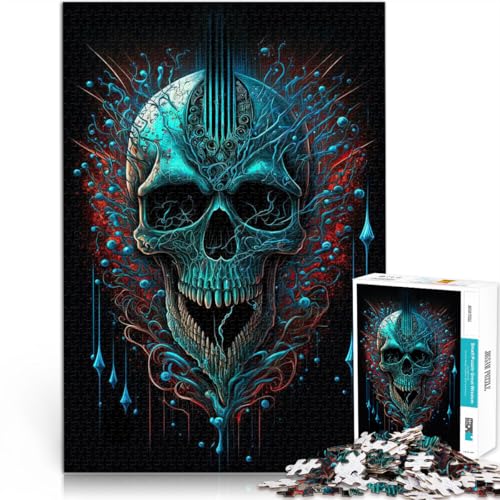Puzzle 1000 Teile für Erwachsene und Jugendliche Bio-Organischer Totenkopf Aus Karton Geeignet für Kinder ab 14 Jahren Wanddekoration Weihnachtsgeburtstagsgeschenk。Größe:26x38cm/10.2x14.9Zoll Puzzle 1000 Teile für Erwachsene und Jugendliche Bio-Organischer Totenkopf Aus Karton Geeignet für Kinder ab 14 Jahren Wanddekoration Weihnachtsgeburtstagsgeschenk。Größe:26x38cm/10.2x14.9Zoll von ZONGJX