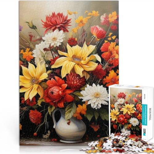 Puzzle 1000 Teile für Erwachsene und Jugendliche Herbstblumen Aus Karton Geeignet für Kinder ab 14 Jahren Entspannende Spiele Verbesserung der Liebe zwischen Paaren。Größe:38x52cm/14.9x20.4Zoll Puzzle 1000 Teile für Erwachsene und Jugendliche Herbstblumen Aus Karton Geeignet für Kinder ab 14 Jahren Entspannende Spiele Verbesserung der Liebe zwischen Paaren。Größe:38x52cm/14.9x20.4Zoll von ZONGJX