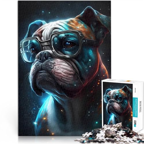 Puzzle für Erwachsene, 1000 Teile Boxerhund Aus Karton ab 14 Jahren Stressabbau Schwierige Herausforderung Geschenk zum Geburtstag。Größe:38x52cm/14.9x20.4Zoll Puzzle für Erwachsene, 1000 Teile Boxerhund Aus Karton ab 14 Jahren Stressabbau Schwierige Herausforderung Geschenk zum Geburtstag。Größe:38x52cm/14.9x20.4Zoll von ZONGJX