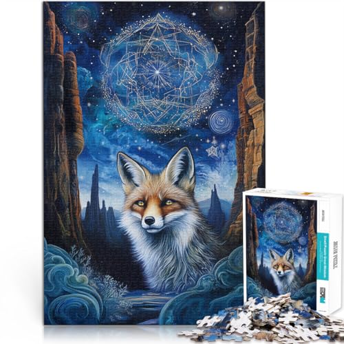 Puzzle für Erwachsene, 1000 Teile Fantasie Fuchs Aus Karton für Kinder ab 14 Jahren Herausforderndes Spiel Spiele Spielzeug Geschenk。Größe:38x52cm/14.9x20.4Zoll Puzzle für Erwachsene, 1000 Teile Fantasie Fuchs Aus Karton für Kinder ab 14 Jahren Herausforderndes Spiel Spiele Spielzeug Geschenk。Größe:38x52cm/14.9x20.4Zoll von ZONGJX