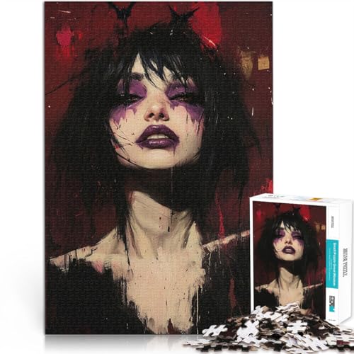 Puzzle für Erwachsene, 1000 Teile Gothic-Mode Aus Karton ab 14 Jahren Puzzle für Lernspiel zum Geburtstag und Weihnachten。Größe:26x38cm/10.2x14.9Zoll Puzzle für Erwachsene, 1000 Teile Gothic-Mode Aus Karton ab 14 Jahren Puzzle für Lernspiel zum Geburtstag und Weihnachten。Größe:26x38cm/10.2x14.9Zoll von ZONGJX