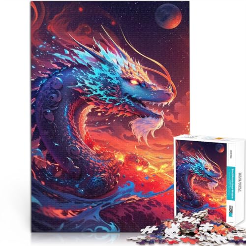 Puzzle für Erwachsene, 1000 Teile Himmlische Feuerschlange Aus Karton ab 14 Jahren Für Familienspaß Geburtstagsgeschenk, Geschenke, Wandkunst。Größe:26x38cm/10.2x14.9Zoll Puzzle für Erwachsene, 1000 Teile Himmlische Feuerschlange Aus Karton ab 14 Jahren Für Familienspaß Geburtstagsgeschenk, Geschenke, Wandkunst。Größe:26x38cm/10.2x14.9Zoll von ZONGJX