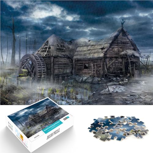 Puzzle für Erwachsene, 1000 Teile Jagdmühle Aus Karton für Kinder ab 14 Jahren Entspannende Spiele Verbesserung der Liebe zwischen Paaren。Größe:38x52cm/14.9x20.4Zoll Puzzle für Erwachsene, 1000 Teile Jagdmühle Aus Karton für Kinder ab 14 Jahren Entspannende Spiele Verbesserung der Liebe zwischen Paaren。Größe:38x52cm/14.9x20.4Zoll von ZONGJX