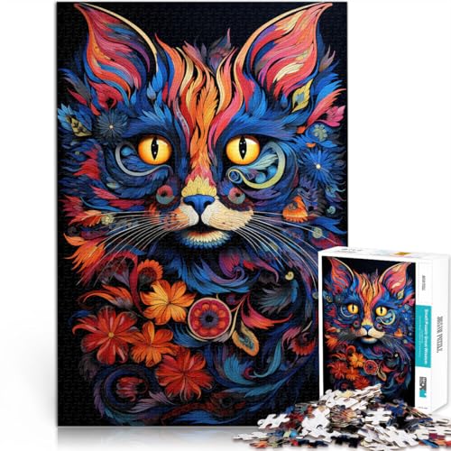 Puzzle für Erwachsene, 1000 Teile Katzenkunst Aus Karton ab 14 Jahren Stressabbau Interessante Geschenke zur Stressreduzierung。Größe:26x38cm/10.2x14.9Zoll Puzzle für Erwachsene, 1000 Teile Katzenkunst Aus Karton ab 14 Jahren Stressabbau Interessante Geschenke zur Stressreduzierung。Größe:26x38cm/10.2x14.9Zoll von ZONGJX