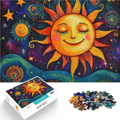 Puzzle für Erwachsene, 1000 Teile Lächelndes Sonnenmosaik Aus Karton ab 14 Jahren Lernspiel Verbesserung der Liebe zwischen Paaren。Größe:26x38cm/10.2x14.9Zoll Puzzle für Erwachsene, 1000 Teile Lächelndes Sonnenmosaik Aus Karton ab 14 Jahren Lernspiel Verbesserung der Liebe zwischen Paaren。Größe:26x38cm/10.2x14.9Zoll von ZONGJX