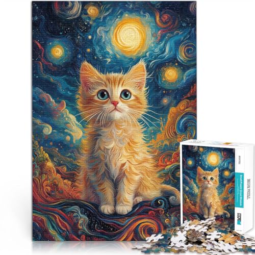Puzzle für Erwachsene 1000 Teile ÄSTHETISCHE KATZENKUNST Aus Holz für Kinder ab 14 Jahren Spielspielzeug Als Geschenk für die ganze Familie und Freunde。Größe:50x75cm/19.6x29.5Zoll Puzzle für Erwachsene 1000 Teile ÄSTHETISCHE KATZENKUNST Aus Holz für Kinder ab 14 Jahren Spielspielzeug Als Geschenk für die ganze Familie und Freunde。Größe:50x75cm/19.6x29.5Zoll von ZONGJX
