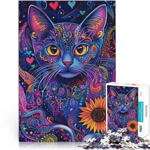 Puzzle für Erwachsene 1000 Teile ÄSTHETISCHE KATZENKUNST Aus Karton Geeignet für Kinder ab 14 Jahren Geschenke zur Heimdekoration Einzigartige Geburtstags Größe:26x38cm Puzzle für Erwachsene 1000 Teile ÄSTHETISCHE KATZENKUNST Aus Karton Geeignet für Kinder ab 14 Jahren Geschenke zur Heimdekoration Einzigartige Geburtstags Größe:26x38cm von ZONGJX