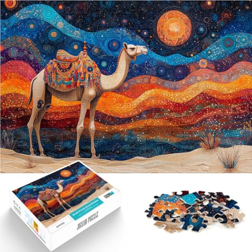 Puzzle für Erwachsene 1000 Teile Abstraktes Gemälde Kamel Aus Karton Geeignet für Personen ab 14 Jahren Verbessern Sie Ihr Gedächtnis Geschenke für Freunde und Familie。Größe:38x52cm/14.9x20.4Zoll Puzzle für Erwachsene 1000 Teile Abstraktes Gemälde Kamel Aus Karton Geeignet für Personen ab 14 Jahren Verbessern Sie Ihr Gedächtnis Geschenke für Freunde und Familie。Größe:38x52cm/14.9x20.4Zoll von ZONGJX