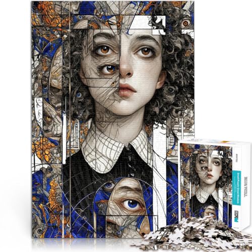 Puzzle für Erwachsene 1000 Teile Abstraktes Porträt Aus Karton ab 14 Jahren Puzzle für Lernspiel zum Geburtstag und Weihnachten。Größe:26x38cm/10.2x14.9Zoll Puzzle für Erwachsene 1000 Teile Abstraktes Porträt Aus Karton ab 14 Jahren Puzzle für Lernspiel zum Geburtstag und Weihnachten。Größe:26x38cm/10.2x14.9Zoll von ZONGJX