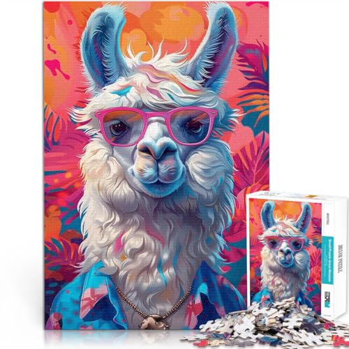 Puzzle für Erwachsene 1000 Teile Alpaka-Lama-Kunst Aus Karton Geeignet für Kinder ab 14 Jahren Schwierig und herausfordernd Einzigartige Wohndekorationen und Geschenke。Größe:38x52cm/14.9x20.4Zoll Puzzle für Erwachsene 1000 Teile Alpaka-Lama-Kunst Aus Karton Geeignet für Kinder ab 14 Jahren Schwierig und herausfordernd Einzigartige Wohndekorationen und Geschenke。Größe:38x52cm/14.9x20.4Zoll von ZONGJX