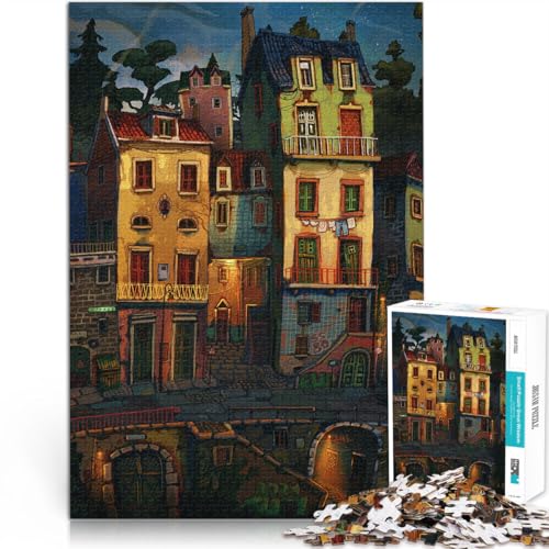 Puzzle für Erwachsene 1000 Teile Alte Hauptstraße Aus Karton Geeignet für Kinder ab 14 Jahren für die Heimdekoration Geschenkideen。Größe:26x38cm/10.2x14.9Zoll Puzzle für Erwachsene 1000 Teile Alte Hauptstraße Aus Karton Geeignet für Kinder ab 14 Jahren für die Heimdekoration Geschenkideen。Größe:26x38cm/10.2x14.9Zoll von ZONGJX