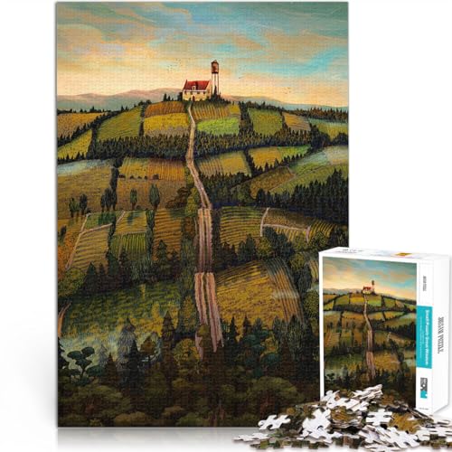 Puzzle für Erwachsene 1000 Teile Am Ende der Straße Aus Karton für Kinder ab 14 Jahren Intellektuelles Dekompressions-Lernspielzeug Geburtstagsgeschenke。Größe:26x38cm/10.2x14.9Zoll Puzzle für Erwachsene 1000 Teile Am Ende der Straße Aus Karton für Kinder ab 14 Jahren Intellektuelles Dekompressions-Lernspielzeug Geburtstagsgeschenke。Größe:26x38cm/10.2x14.9Zoll von ZONGJX