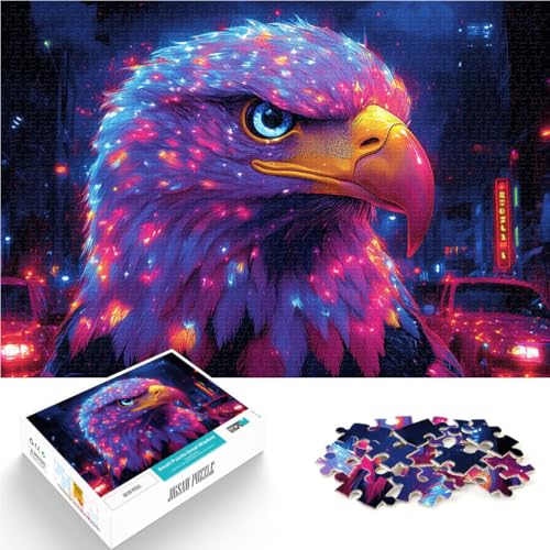 Puzzle für Erwachsene 1000 Teile Amerikanischer Adler Aus Holz für und ab 14 Jahren Zusammenbau des Modells Geschenkspielzeug。Größe:50x75cm/19.6x29.5Zoll Puzzle für Erwachsene 1000 Teile Amerikanischer Adler Aus Holz für und ab 14 Jahren Zusammenbau des Modells Geschenkspielzeug。Größe:50x75cm/19.6x29.5Zoll von ZONGJX