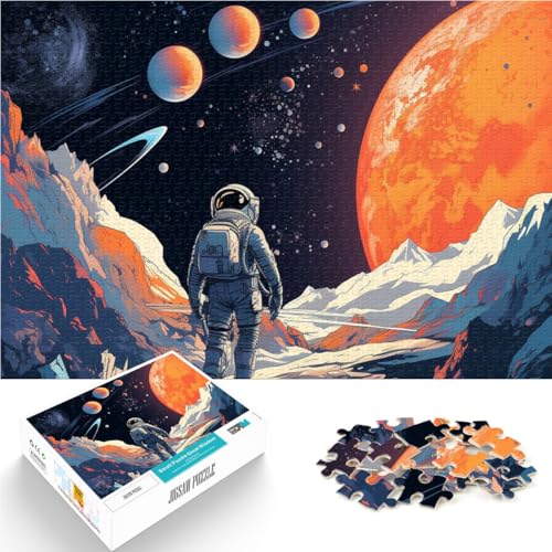 Puzzle für Erwachsene 1000 Teile Astronaut im Weltraum~ Aus Karton ab 14 Jahren Spiel Wanddekoration Einzigartige Geschenke zum Geburtstag und zu Weihnachten。Größe:38x52cm/14.9x20.4Zoll Puzzle für Erwachsene 1000 Teile Astronaut im Weltraum~ Aus Karton ab 14 Jahren Spiel Wanddekoration Einzigartige Geschenke zum Geburtstag und zu Weihnachten。Größe:38x52cm/14.9x20.4Zoll von ZONGJX