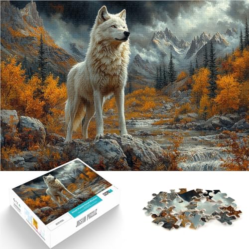 Puzzle für Erwachsene 1000 Teile Bergwolf Aus Karton für und ab 14 Jahren Familienspiele Angebot als Geschenk für die ganze Familie。Größe:26x38cm/10.2x14.9Zoll Puzzle für Erwachsene 1000 Teile Bergwolf Aus Karton für und ab 14 Jahren Familienspiele Angebot als Geschenk für die ganze Familie。Größe:26x38cm/10.2x14.9Zoll von ZONGJX