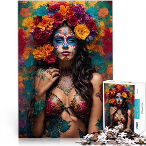 Puzzle für Erwachsene 1000 Teile Blumenmädchen Aus Holz für 14+ Lernspielzeug-Herausforderung Tolle Geschenke und Spielzeuge。Größe:50x75cm/19.6x29.5Zoll Puzzle für Erwachsene 1000 Teile Blumenmädchen Aus Holz für 14+ Lernspielzeug-Herausforderung Tolle Geschenke und Spielzeuge。Größe:50x75cm/19.6x29.5Zoll von ZONGJX