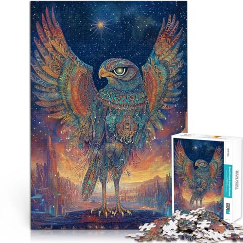 Puzzle für Erwachsene 1000 Teile Bunter Vogel Aus Karton für Kinder ab 14 Jahren Startseite Lernspiele DIY Spielzeug Tolle Geschenke und Spielzeuge。Größe：26x38cm/10.2x14.9Zoll von ZONGJX