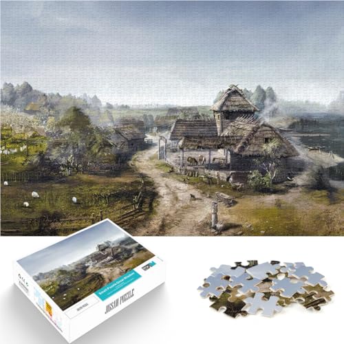 Puzzle für Erwachsene 1000 Teile Dorf Aus Karton für 14+ Puzzlespiel Angeboten als Geschenk für die ganze Familie。Größe:26x38cm/10.2x14.9Zoll Puzzle für Erwachsene 1000 Teile Dorf Aus Karton für 14+ Puzzlespiel Angeboten als Geschenk für die ganze Familie。Größe:26x38cm/10.2x14.9Zoll von ZONGJX