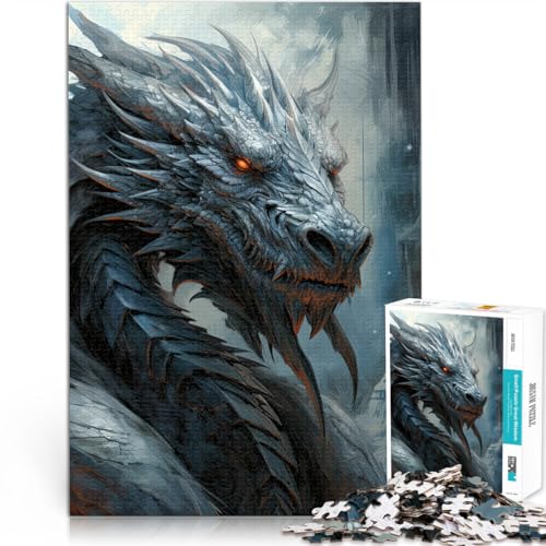 Puzzle für Erwachsene 1000 Teile Drachenposter Aus Karton Geeignet für Personen ab 14 Jahren für Lernspiel-Herausforderungsspielzeug Geschenk zum Geburtstag。Größe:26x38cm/10.2x14.9Zoll Puzzle für Erwachsene 1000 Teile Drachenposter Aus Karton Geeignet für Personen ab 14 Jahren für Lernspiel-Herausforderungsspielzeug Geschenk zum Geburtstag。Größe:26x38cm/10.2x14.9Zoll von ZONGJX