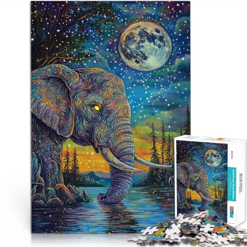 Puzzle für Erwachsene 1000 Teile Elefant, der König des Waldes Aus Karton ab 14 Jahren Lernspielzeug für die ganze Familie Spiele Spielzeug Geschenk。Größe:38x52cm/14.9x20.4Zoll Puzzle für Erwachsene 1000 Teile Elefant, der König des Waldes Aus Karton ab 14 Jahren Lernspielzeug für die ganze Familie Spiele Spielzeug Geschenk。Größe:38x52cm/14.9x20.4Zoll von ZONGJX