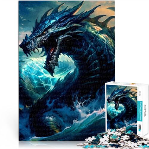 Puzzle für Erwachsene 1000 Teile Fantasie-Drache Aus Karton für und ab 14 Jahren Lernspielzeug Weihnachtsspiel Geschenke。Größe:26x38cm/10.2x14.9Zoll Puzzle für Erwachsene 1000 Teile Fantasie-Drache Aus Karton für und ab 14 Jahren Lernspielzeug Weihnachtsspiel Geschenke。Größe:26x38cm/10.2x14.9Zoll von ZONGJX
