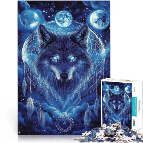 Puzzle für Erwachsene 1000 Teile Fantasy Star Wolf Aus Karton ab 14 Jahren Puzzle für Lernspiel zum Geburtstag und Weihnachten。Größe:26x38cm/10.2x14.9Zoll Puzzle für Erwachsene 1000 Teile Fantasy Star Wolf Aus Karton ab 14 Jahren Puzzle für Lernspiel zum Geburtstag und Weihnachten。Größe:26x38cm/10.2x14.9Zoll von ZONGJX