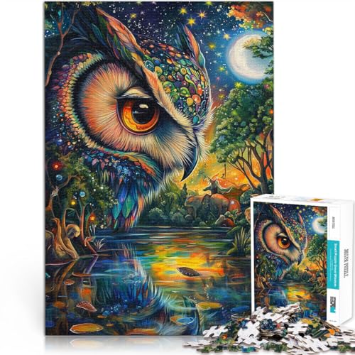 Puzzle für Erwachsene 1000 Teile Farbgemälde Eule Aus Karton für 14+ Spielzeug-Intellektuelles Spiel Angebot als Geschenk für die ganze Familie。Größe:26x38cm/10.2x14.9Zoll Puzzle für Erwachsene 1000 Teile Farbgemälde Eule Aus Karton für 14+ Spielzeug-Intellektuelles Spiel Angebot als Geschenk für die ganze Familie。Größe:26x38cm/10.2x14.9Zoll von ZONGJX