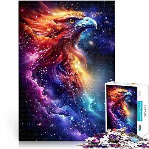 Puzzle für Erwachsene 1000 Teile Flug der kosmischen Adler Aus Karton für Kinder ab 14 Jahren Herausforderndes Spiel Spiele Spielzeug Geschenk。Größe：26x38cm/10.2x14.9Zoll von ZONGJX