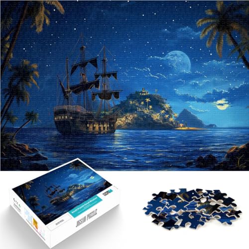 Puzzle für Erwachsene 1000 Teile Galeone in der Karibik Aus Holz Geeignet für Kinder ab 14 Jahren Lernspielzeug für die ganze Familie Spiele Spielzeug Geschenk。Größe:50x75cm/19.6x29.5Zoll Puzzle für Erwachsene 1000 Teile Galeone in der Karibik Aus Holz Geeignet für Kinder ab 14 Jahren Lernspielzeug für die ganze Familie Spiele Spielzeug Geschenk。Größe:50x75cm/19.6x29.5Zoll von ZONGJX