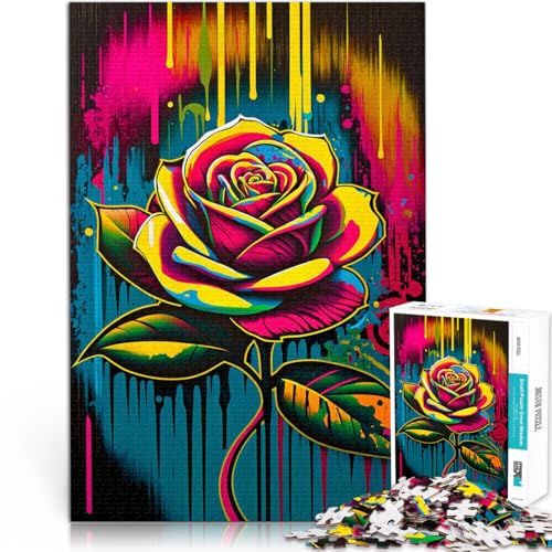 Puzzle für Erwachsene 1000 Teile Gekritzelrose Aus Karton Geeignet für Personen ab 14 Jahren Lernspiele Wichtelgeschenke。Größe:26x38cm/10.2x14.9Zoll Puzzle für Erwachsene 1000 Teile Gekritzelrose Aus Karton Geeignet für Personen ab 14 Jahren Lernspiele Wichtelgeschenke。Größe:26x38cm/10.2x14.9Zoll von ZONGJX