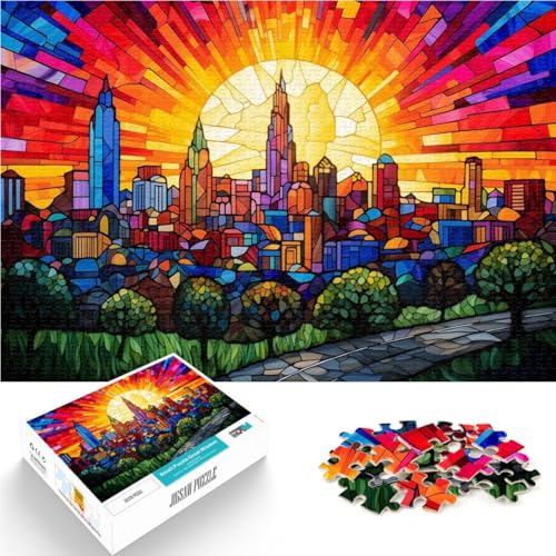 Puzzle für Erwachsene 1000 Teile Glas-Skyline von Kansas City Aus Karton für Kinder ab 14 Jahren Herausforderndes Spiel Spiele Spielzeug Geschenk。Größe:38x52cm/14.9x20.4Zoll Puzzle für Erwachsene 1000 Teile Glas-Skyline von Kansas City Aus Karton für Kinder ab 14 Jahren Herausforderndes Spiel Spiele Spielzeug Geschenk。Größe:38x52cm/14.9x20.4Zoll von ZONGJX