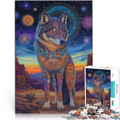 Puzzle für Erwachsene 1000 Teile Heiliger Wolfskönig Aus Karton für und ab 14 Jahren lustige Spiele für Familien Schwierige Harte Geschenke für Frauen Männer。Größe:26x38cm/10.2x14.9Zoll Puzzle für Erwachsene 1000 Teile Heiliger Wolfskönig Aus Karton für und ab 14 Jahren lustige Spiele für Familien Schwierige Harte Geschenke für Frauen Männer。Größe:26x38cm/10.2x14.9Zoll von ZONGJX