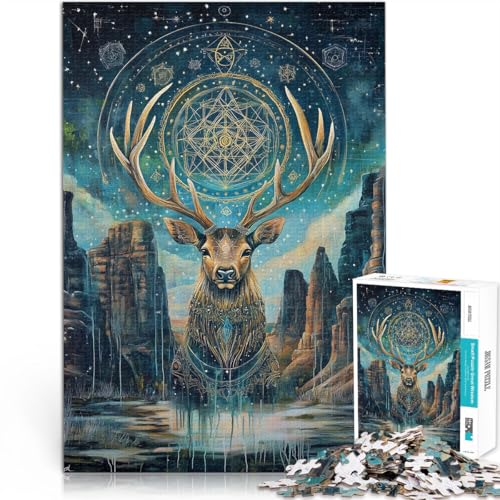 Puzzle für Erwachsene 1000 Teile Hirschtotem Aus Karton Geeignet für Personen ab 14 Jahren Lernspielzeug Weihnachtsspiel Geschenke。Größe:26x38cm/10.2x14.9Zoll Puzzle für Erwachsene 1000 Teile Hirschtotem Aus Karton Geeignet für Personen ab 14 Jahren Lernspielzeug Weihnachtsspiel Geschenke。Größe:26x38cm/10.2x14.9Zoll von ZONGJX