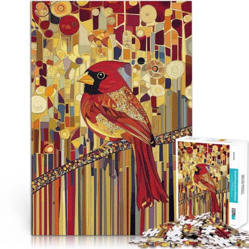 Puzzle für Erwachsene 1000 Teile Kardinalvogel Abstrakte Kunst Aus Holz ab 14 Jahren Anspruchsvolles Spiel und Familienspiel tolles Größe:50x75cm/19.6x29.5Zoll Puzzle für Erwachsene 1000 Teile Kardinalvogel Abstrakte Kunst Aus Holz ab 14 Jahren Anspruchsvolles Spiel und Familienspiel tolles Größe:50x75cm/19.6x29.5Zoll von ZONGJX