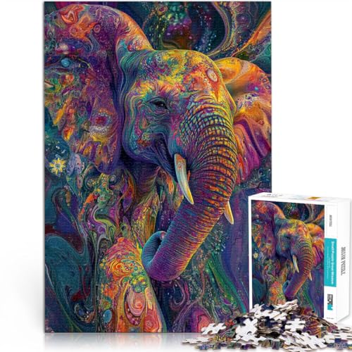 Puzzle für Erwachsene 1000 Teile Künstlerischer Elefant Aus Holz ab 14 Jahren Puzzlespiel Angeboten als Geschenk für die ganze Familie。Größe:50x75cm/19.6x29.5Zoll Puzzle für Erwachsene 1000 Teile Künstlerischer Elefant Aus Holz ab 14 Jahren Puzzlespiel Angeboten als Geschenk für die ganze Familie。Größe:50x75cm/19.6x29.5Zoll von ZONGJX