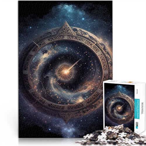 Puzzle für Erwachsene 1000 Teile Künstlerischer Unendlichkeitskompass Aus Karton für und ab 14 Jahren Entspannungsspiele Einzigartige Geburtstags Größe:26x38cm/10.2x14.9Zoll Puzzle für Erwachsene 1000 Teile Künstlerischer Unendlichkeitskompass Aus Karton für und ab 14 Jahren Entspannungsspiele Einzigartige Geburtstags Größe:26x38cm/10.2x14.9Zoll von ZONGJX