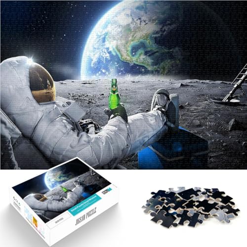 Puzzle für Erwachsene 1000 Teile Lustiger Astronaut mit Bier Aus Karton Geeignet für Personen ab 14 Jahren Startseite Lernspiele DIY Spielzeug Tolle Geschenke und Spielzeuge。Größe:26x38cm Puzzle für Erwachsene 1000 Teile Lustiger Astronaut mit Bier Aus Karton Geeignet für Personen ab 14 Jahren Startseite Lernspiele DIY Spielzeug Tolle Geschenke und Spielzeuge。Größe:26x38cm von ZONGJX