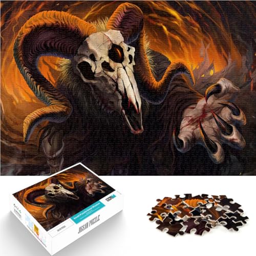 Puzzle für Erwachsene 1000 Teile Macht des Teufels Aus Karton für und ab 14 Jahren für Lernspiel-Herausforderungsspielzeug Geschenk zum Geburtstag。Größe:26x38cm/10.2x14.9Zoll Puzzle für Erwachsene 1000 Teile Macht des Teufels Aus Karton für und ab 14 Jahren für Lernspiel-Herausforderungsspielzeug Geschenk zum Geburtstag。Größe:26x38cm/10.2x14.9Zoll von ZONGJX