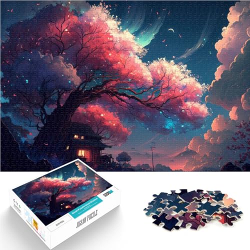 Puzzle für Erwachsene 1000 Teile Magische Sakura Aus Karton ab 14 Jahren Trainieren Sie Ihr Gehirn und Ihre Hände Weihnachtsspiel Geschenke。Größe:26x38cm/10.2x14.9Zoll Puzzle für Erwachsene 1000 Teile Magische Sakura Aus Karton ab 14 Jahren Trainieren Sie Ihr Gehirn und Ihre Hände Weihnachtsspiel Geschenke。Größe:26x38cm/10.2x14.9Zoll von ZONGJX