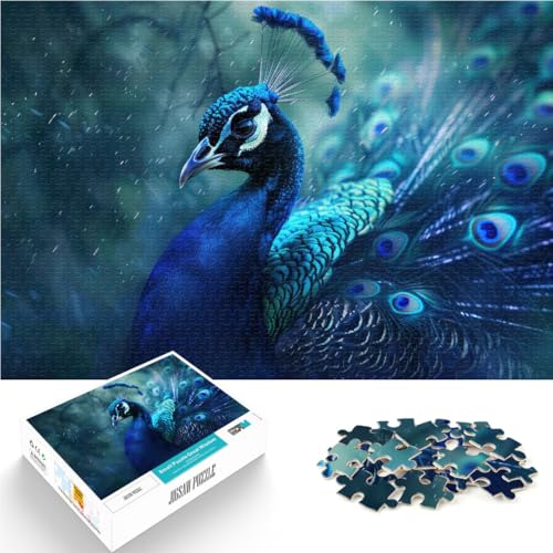 Puzzle für Erwachsene 1000 Teile Majestätischer Pfau Aus Karton ab 14 Jahren Lernspiele Heimdekoration Wichtelgeschenke。Größe:26x38cm/10.2x14.9Zoll Puzzle für Erwachsene 1000 Teile Majestätischer Pfau Aus Karton ab 14 Jahren Lernspiele Heimdekoration Wichtelgeschenke。Größe:26x38cm/10.2x14.9Zoll von ZONGJX