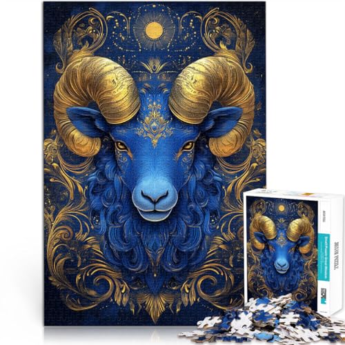 Puzzle für Erwachsene 1000 Teile Schafkopfkunst Aus Karton ab 14 Jahren Stressabbau Interessante Geschenke zur Stressreduzierung。Größe:26x38cm/10.2x14.9Zoll Puzzle für Erwachsene 1000 Teile Schafkopfkunst Aus Karton ab 14 Jahren Stressabbau Interessante Geschenke zur Stressreduzierung。Größe:26x38cm/10.2x14.9Zoll von ZONGJX