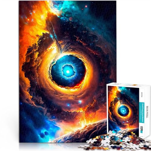 Puzzle für Erwachsene 1000 Teile Schwarzes Loch Gelb Aus Holz Geeignet für Personen ab 14 Jahren Lernspiel-Herausforderungsspielzeug Tolles Geschenk zum Spielen。Größe:50x75cm/19.6x29.5Zoll Puzzle für Erwachsene 1000 Teile Schwarzes Loch Gelb Aus Holz Geeignet für Personen ab 14 Jahren Lernspiel-Herausforderungsspielzeug Tolles Geschenk zum Spielen。Größe:50x75cm/19.6x29.5Zoll von ZONGJX