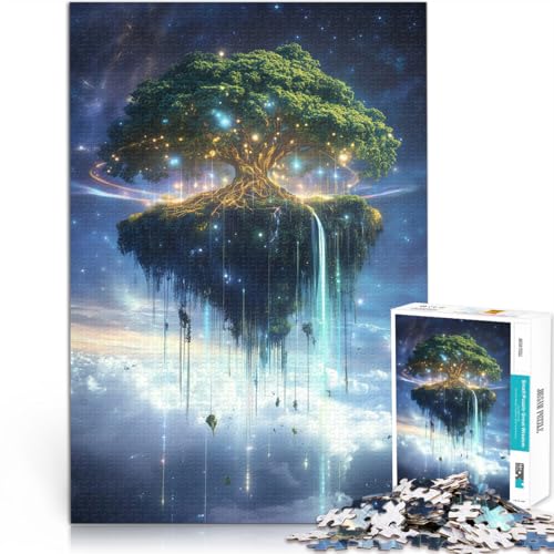 Puzzle für Erwachsene 1000 Teile Schwimmende Bauminsel Aus Karton für und ab 14 Jahren Stressabbau-Spielzeug Geburtstagsgeschenk。Größe:26x38cm/10.2x14.9Zoll Puzzle für Erwachsene 1000 Teile Schwimmende Bauminsel Aus Karton für und ab 14 Jahren Stressabbau-Spielzeug Geburtstagsgeschenk。Größe:26x38cm/10.2x14.9Zoll von ZONGJX