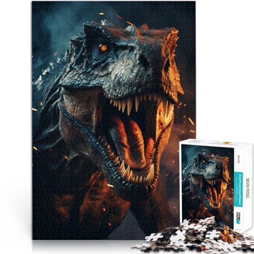 Puzzle für Erwachsene 1000 Teile Wütender Dino Aus Karton für und ab 14 Jahren Herausforderndes Spiel Spiele Spielzeug Geschenk。Größe:26x38cm/10.2x14.9Zoll Puzzle für Erwachsene 1000 Teile Wütender Dino Aus Karton für und ab 14 Jahren Herausforderndes Spiel Spiele Spielzeug Geschenk。Größe:26x38cm/10.2x14.9Zoll von ZONGJX