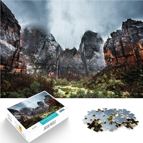 Puzzle für Erwachsene 1000 Teile Zion-Nationalpark USA Aus Karton Geeignet für Personen ab 14 Jahren Heimdekorationsspielzeug Lustiges Geschenk。Größe:38x52cm/14.9x20.4Zoll Puzzle für Erwachsene 1000 Teile Zion-Nationalpark USA Aus Karton Geeignet für Personen ab 14 Jahren Heimdekorationsspielzeug Lustiges Geschenk。Größe:38x52cm/14.9x20.4Zoll von ZONGJX