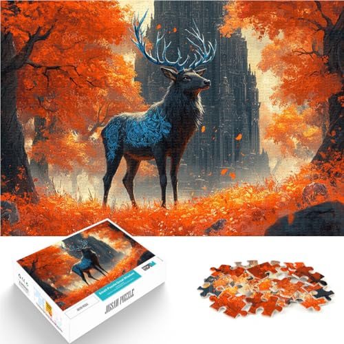 Puzzle für Erwachsene und Jugendliche 1000 Teile Abstraktes Gemälde Elch Aus Karton Geeignet für Personen ab 14 Jahren lustige Spiele für die ganze Familie tolles Größe:38x52cm Puzzle für Erwachsene und Jugendliche 1000 Teile Abstraktes Gemälde Elch Aus Karton Geeignet für Personen ab 14 Jahren lustige Spiele für die ganze Familie tolles Größe:38x52cm von ZONGJX