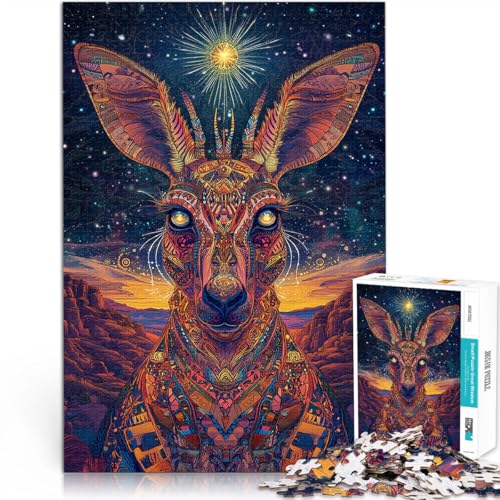 Puzzle für Erwachsene und Jugendliche 1000 Teile Farbiges Känguru Aus Karton Geeignet für Personen ab 14 Jahren Herausforderungsspielzeug Einzigartige Wohndekorationen und Geschenke。Größe:26x38cm Puzzle für Erwachsene und Jugendliche 1000 Teile Farbiges Känguru Aus Karton Geeignet für Personen ab 14 Jahren Herausforderungsspielzeug Einzigartige Wohndekorationen und Geschenke。Größe:26x38cm von ZONGJX