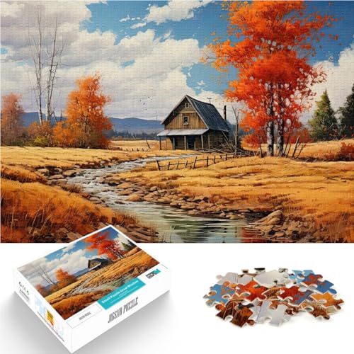 Puzzle für Erwachsene und Jugendliche 1000 Teile Herbstlandschaft Aus Karton Geeignet für Personen ab 14 Jahren Intellektuelles Spiel Lustiges Geschenk für die ganze Familie。Größe:38x52cm Puzzle für Erwachsene und Jugendliche 1000 Teile Herbstlandschaft Aus Karton Geeignet für Personen ab 14 Jahren Intellektuelles Spiel Lustiges Geschenk für die ganze Familie。Größe:38x52cm von ZONGJX